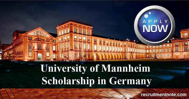 University Of Mannheim Germany Scholarship Application Portal